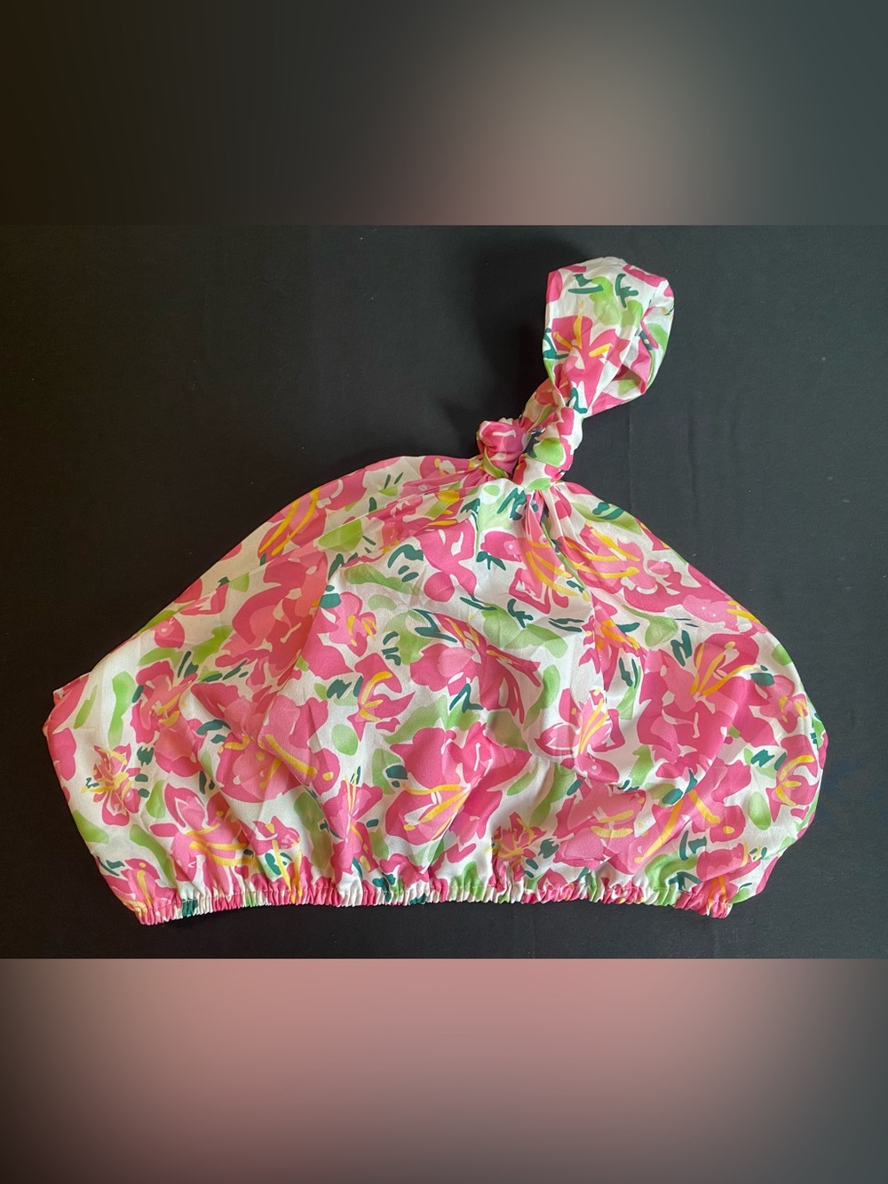 SHEIN Pink Floral One Shoulder Top